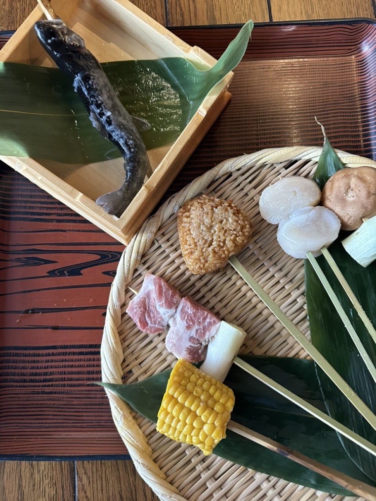 일본 전통 화로구이를 즐길 수 있는 도쿄근교 가와구치코맛집 산로쿠엔