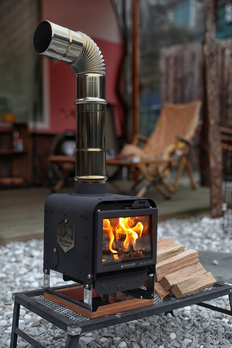 미니 화목난로 우드앤번 마이스토브 프티 캠핑용 불멍 화로대