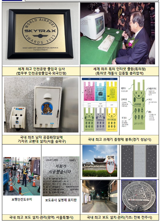 출입국심사 서비스는 우리나라가 세계 최고, 남자 공중화장실 기저귀 교환대는 송파구가 국내 최초 출입국심사 서비스는 우리나라가 세계 최고, 남자 공중화장실 기저귀 교환대는 송파구가 국내 최초