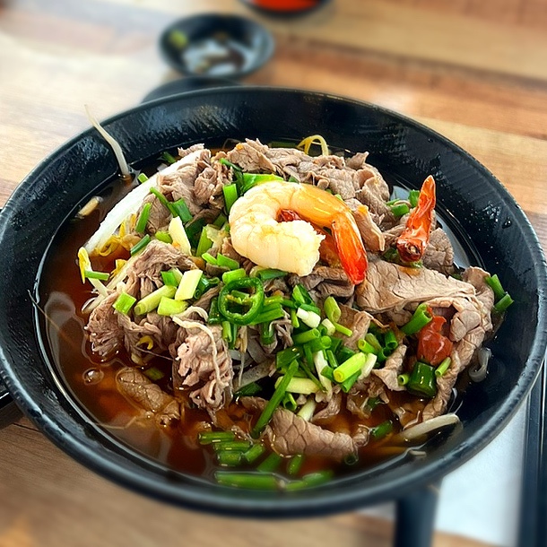  도촌동 맛집 덕발장 얼큰쌀국수와 부추만두 먹고왔어요