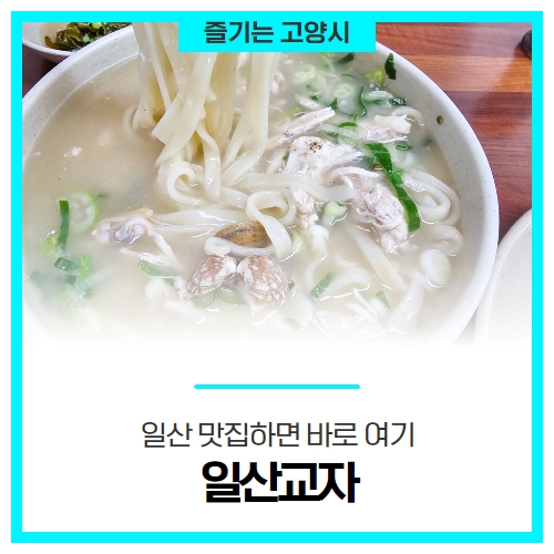 일산 맛집하면 바로 여기! 칼국수와 만두가 맛있는 '일산교자' 일산 맛집하면 바로 여기! 칼국수와 만두가 맛있는 '일산교자'