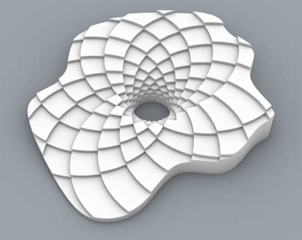  byRhinoGadget | 여러 개의 커브를 설정 높이로 계단 형태의 지오메트리를 쉽게 생성 하자! StepExtrude