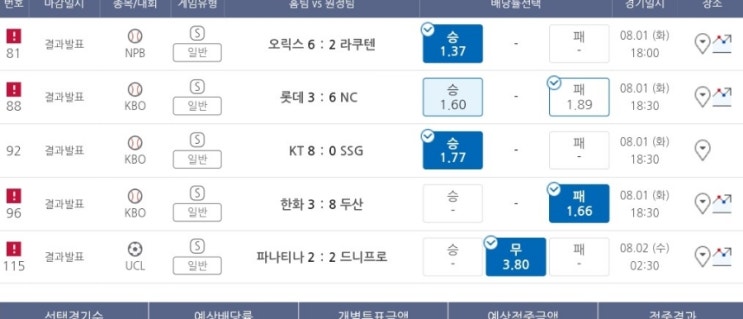 프로토 8/2 자고 일어나니 한폴낙 추가 프로토 8/2 자고 일어나니 한폴낙 추가