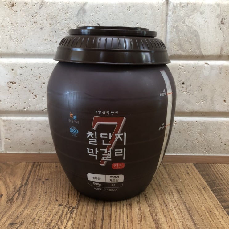  고급 막걸리 칠단지막걸리 키트 수제막걸리 추천해요