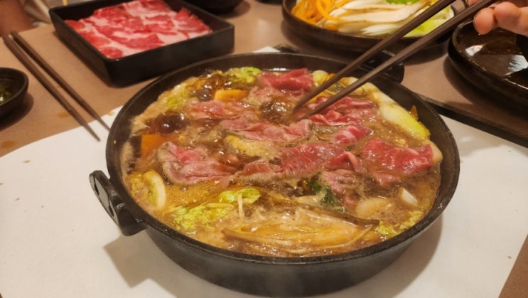  스키야키 맛집 돈테이 나리타 공항 근처 접근성 좋음. 소고기 스키야끼 굿!!