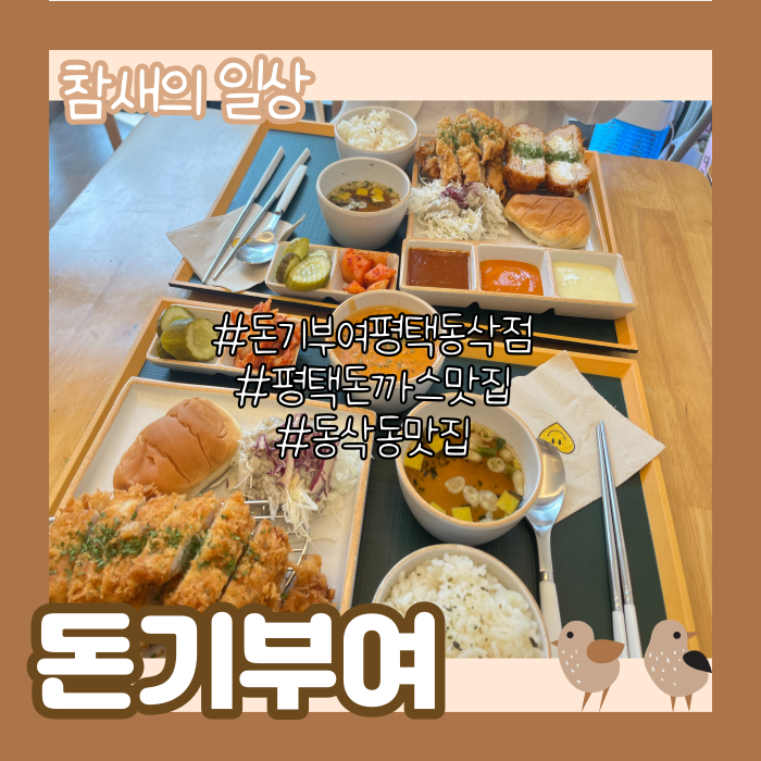  평택 동삭동 돈까스 맛집 '돈기부여 평택동삭점'