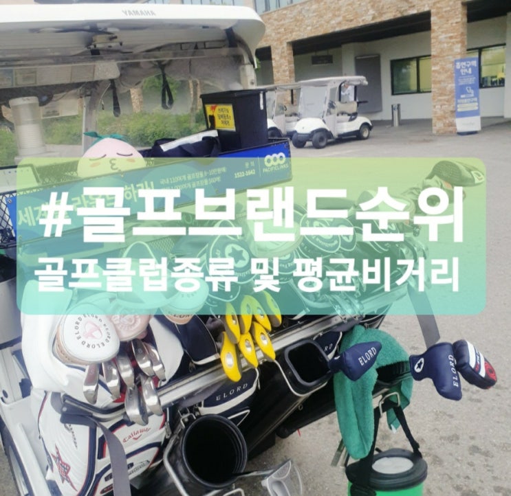  골프채 종류와 골프브랜드 순위, 클럽별 평균비거리 정보