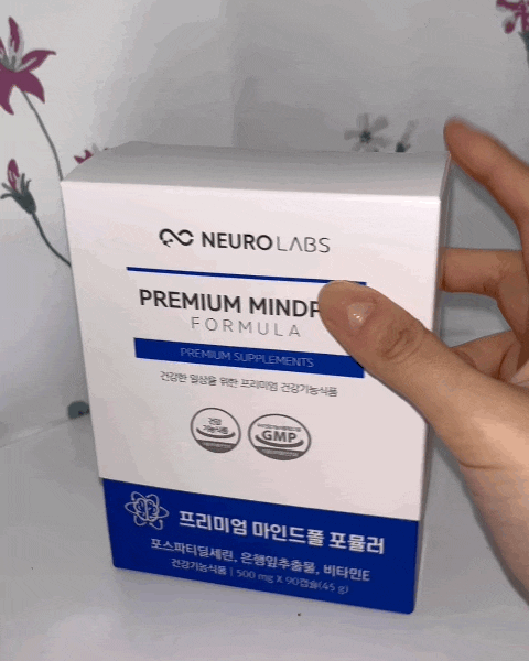  혈액순환 기억력영양제 뉴로랩스 마인드폴 60대 선물 추천