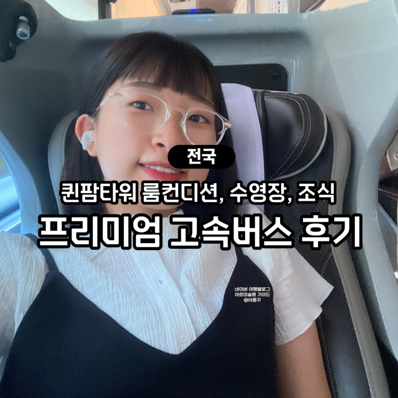 프리미엄 고속버스 누워서 가는 명당 미러링 충전 좌석 가격 후기