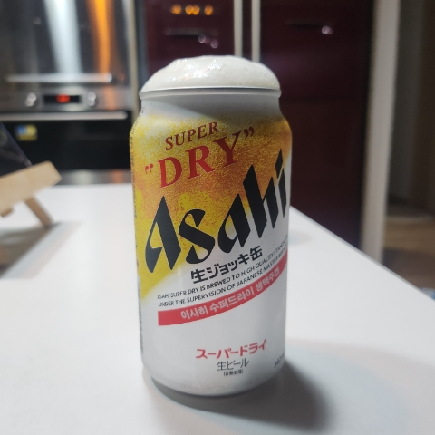  슈퍼드라이아사히 Super Dry Asahi 그냥 생맥주맛