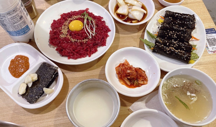  [서울] 광장시장 통큰 누이네 육회 빈대떡