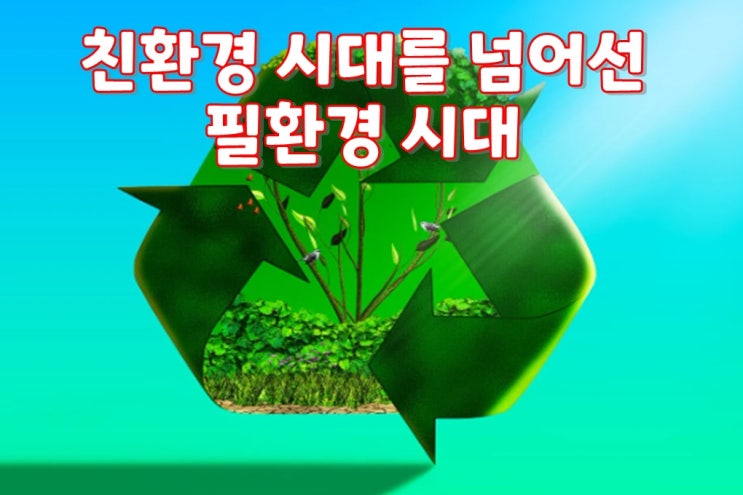  친환경 시대를 넘어선 필환경 시대 : 필환경 실천방법/환경보호 실천 방법 청소업체 크린리더가 알려드릴게요!