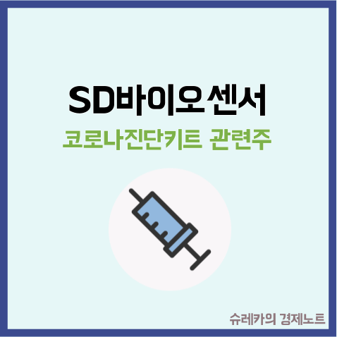 에스디바이오센서 주가 SD 코로나 진단키트 관련주 유상증자