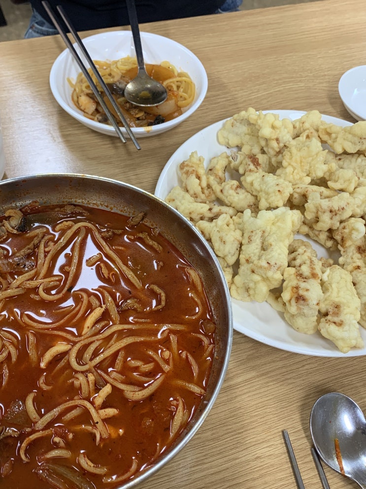  전북대 중국집 조기종의 향미각 꼬막짬뽕에 탕수육까지