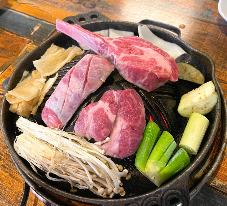  북해도식 양고기 화로구이 찐 맛집 해운대 장산 양옥
