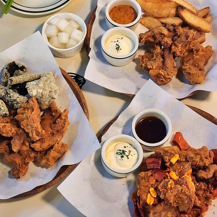  잠실새내 술집 3단 치킨에 하이볼 맥주 딱이야 삼계주류