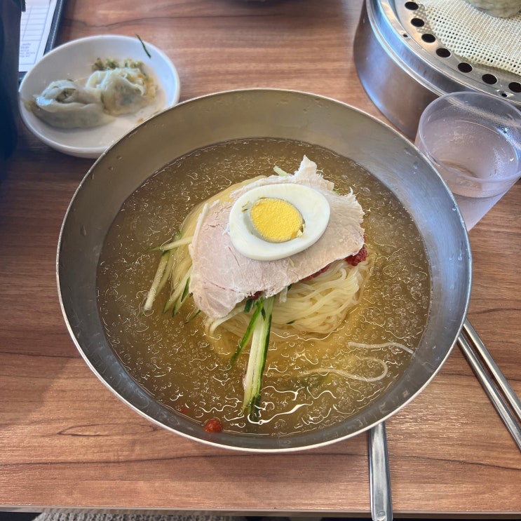 [부산해운대맛집] 해운대 블루라인파크 근처 시원한 밀면맛집 "초량밀면" 미포점 방문후기!!