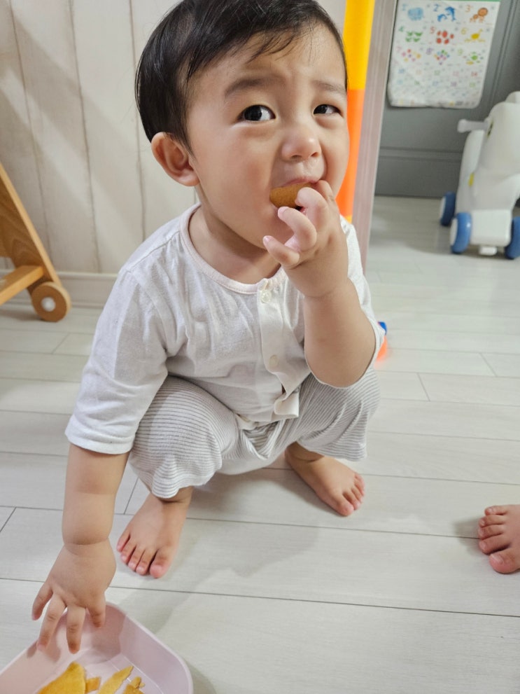  6살, 2살 간식 no기름, no감리료, no색소 달콤한자연 해남고구마칩