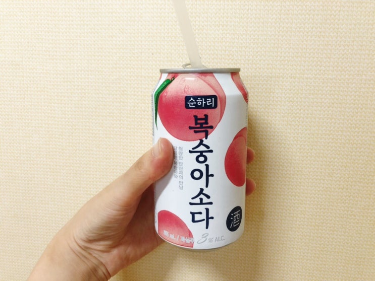  GS25 편의점 순하리 복숭아소다 내돈내산 추천 리뷰!