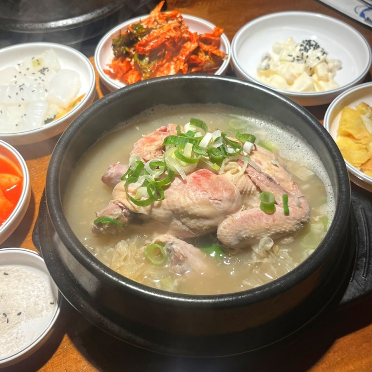  한식이 맛있는 노량진 삼계탕 맛집, 정동진