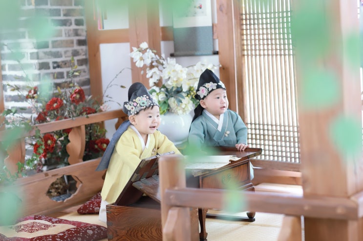 [육아] 쌍둥이 돌사진 "키쉬 스튜디오" 내돈내산