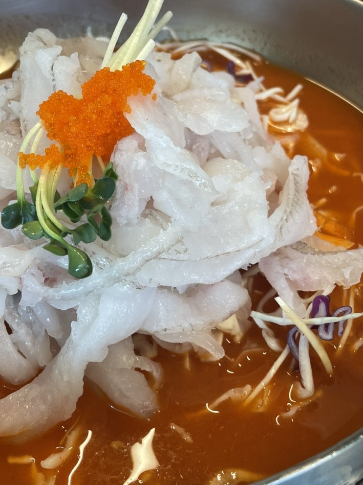  특별한 물회를 먹고싶다면!양양맛집 어촌마을 물회섭국