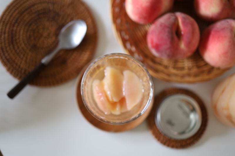 통조림 복숭아 만드는 법 통조림 흰 복숭아 만드는 법