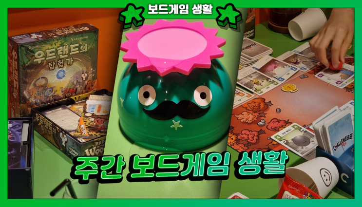  주간 보드게임 생활 | 우드랜드의 탐험가, 오토배틀 챌린저스, 물방울 똑!