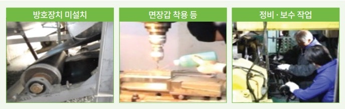 끼임 재해 주요원인 및 예방대책 _ 안전보건공단 : 네이버 블로그