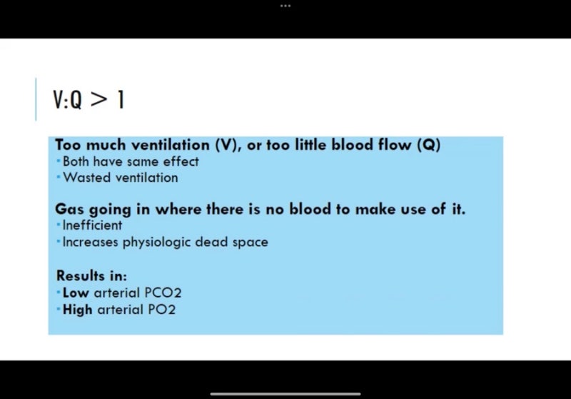 V/Q mismatch 환기관류 공부하기 : 네이버 블로그