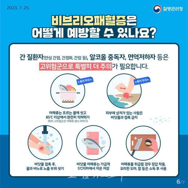  전남도, 비브리오패혈증 주의 어패류 익혀드세요