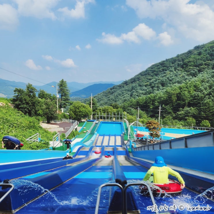 물놀이 제대로 한 가평 축령산 오션파크 캠핑장