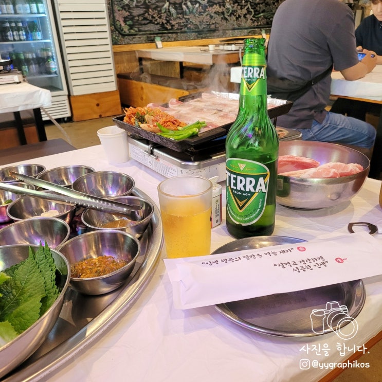  [강원도 춘천시 석사동] 춘천 여행 냉삼 맛집, 고기집 - 호호식당