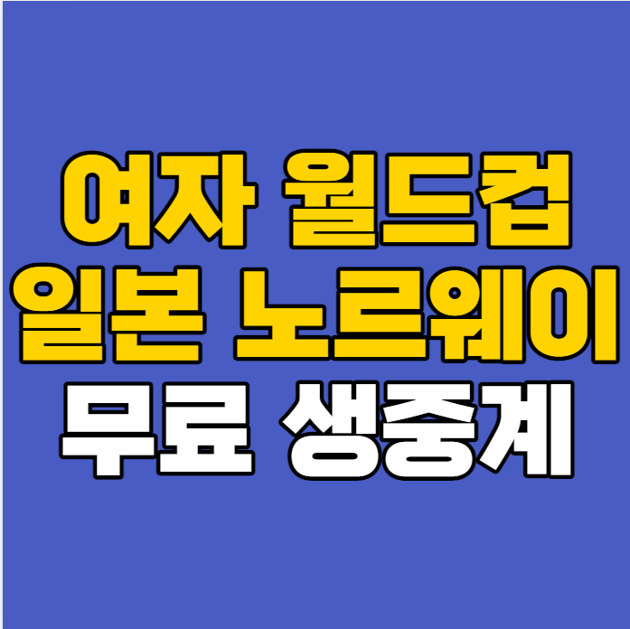 2023 여자 월드컵 일본대... 피파 <b>여자축구 16강</b> 노르웨이대... 