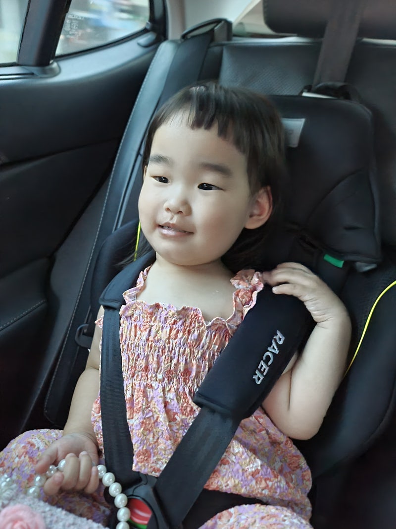 휴대용카시트 세컨카 폴레드 레이서 설치방법 후기 : 네이버 블로그