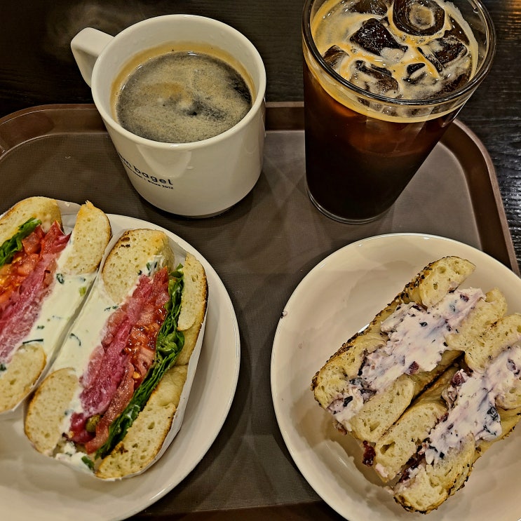  [공덕 베이글 맛집] 비 내리는 주말 아침, 베이글에 아메리카노 한잔. 아이엠베이글