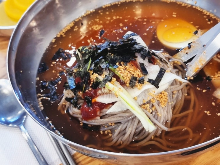  인천 현지 모밀국수 맛집 고향모밀촌 후기
