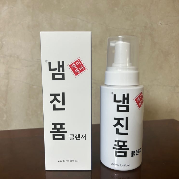  냄새가 고민인 부위에 사용하기 좋은 제이세바 냄진폼 폼클렌저