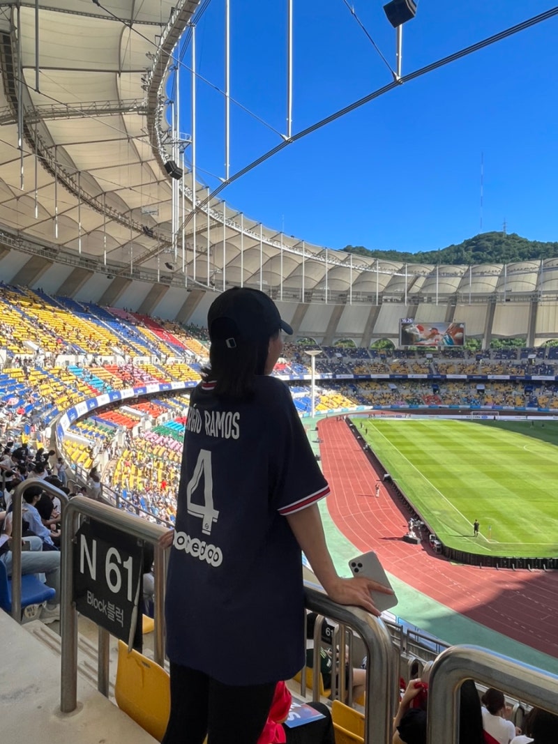 부산아시아드주경기장 좌석 시야 1등석부터 3등석까지 총 정리, (feat. PSG 경기 직관 후기)
