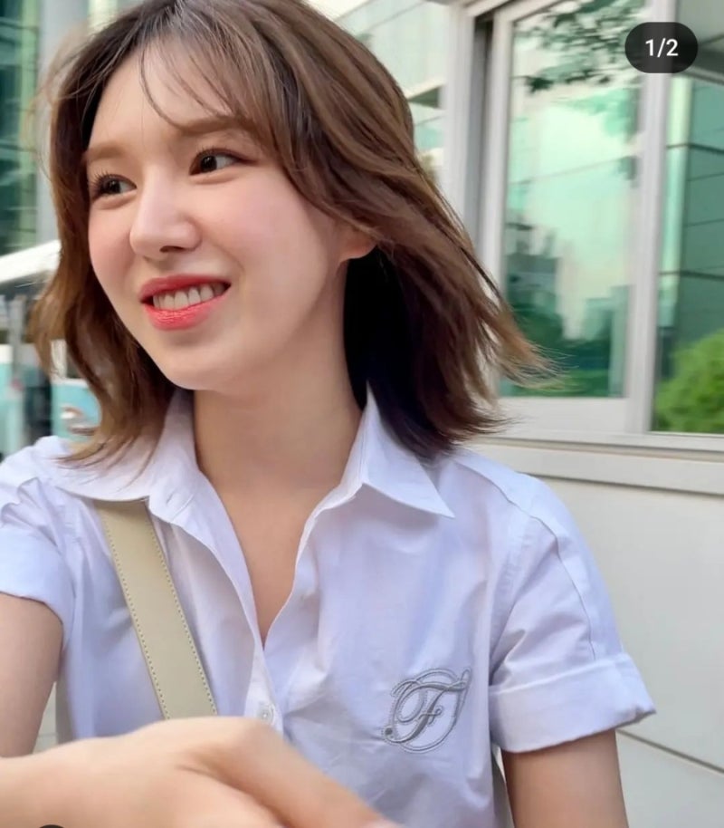 단발병 유발 연예인 숏단발 중에서 단발 웬디컷이 여자 단발 레이어드컷 중에서 최고 인기스....
