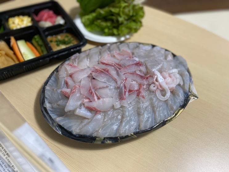  거제 소노캄횟집 배달 포장 돌고래 횟집