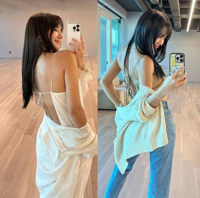 소녀시대 효연 "빵댕이" 힙라인 뒤태 강조한 포즈…흑발 변신까지 소녀시대 효연 "빵댕이" 힙라인 뒤태 강조한 포즈…흑발 변신까지