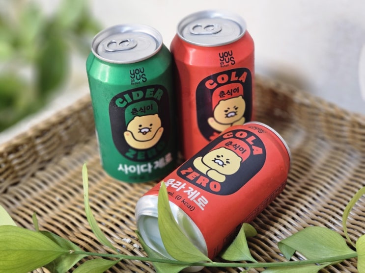  춘식이 콜라 사이다 제로 음료 GS25 편의점 신상