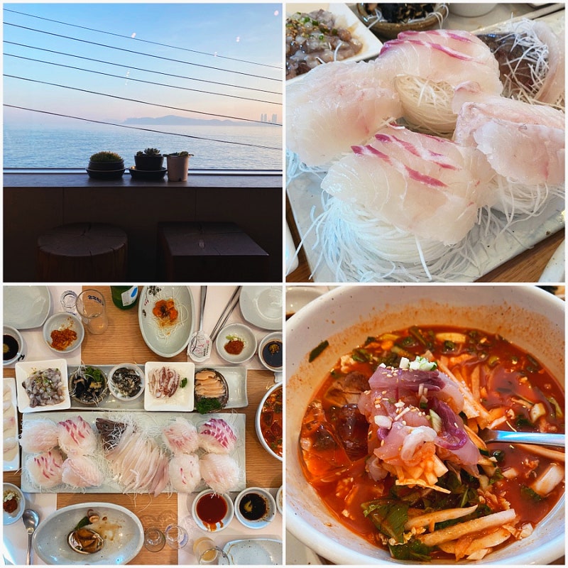 부산 해운대 오션뷰 회 맛집 @선창횟집