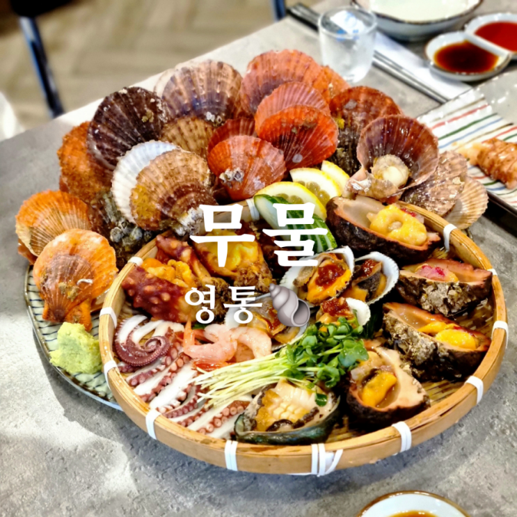  수원 영통 해산물 술집 맛집 무물, 감성 풀충전!