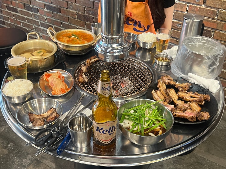 자꾸 손이 가는 마포 등갈비 합정역 맛집 해몽 마포점