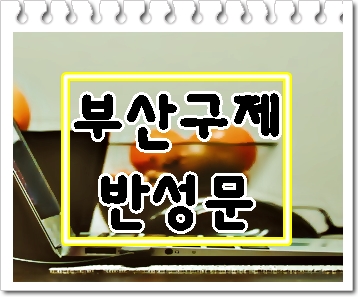  부산 생계형 음주운전 구제를 위한 반성문