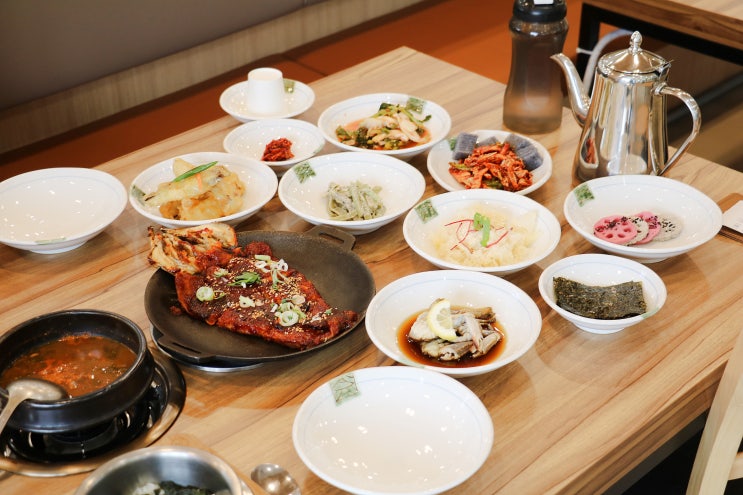  천안 백석동 한정식 맛집 곤드레예찬에서 점심 한끼.