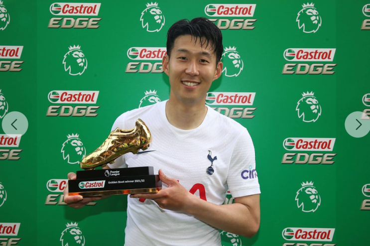 Again... I'm very proud of Heung-min son.