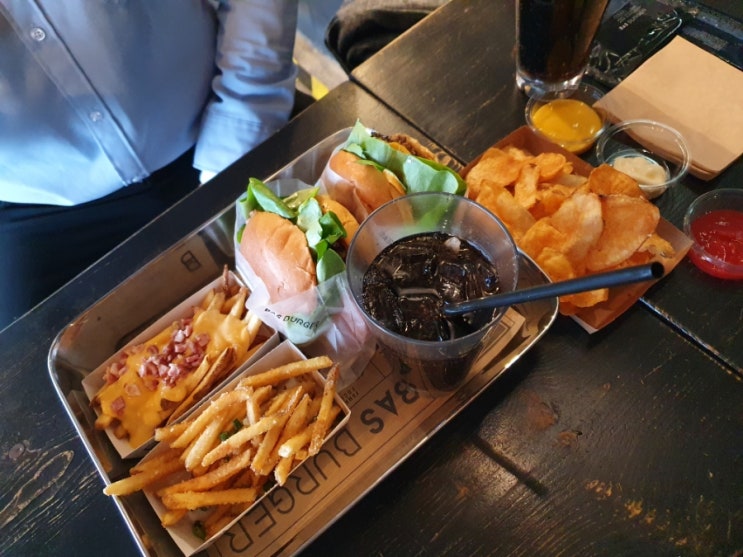  [용산 / 용리단길  맛집]  수제버거 맛집 바스버거 용산주차 팁
